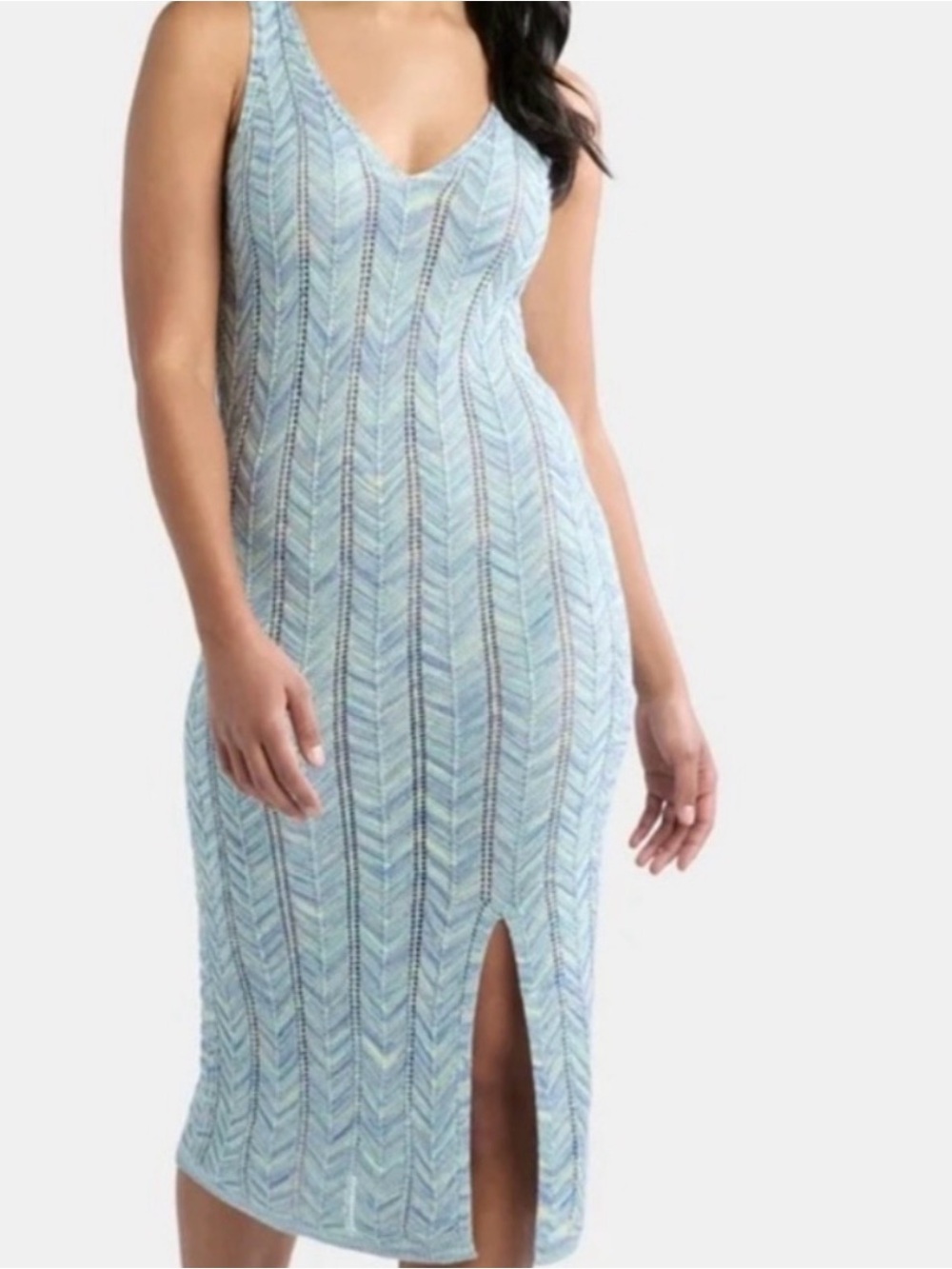 New NWTMadden NYC Crochet Knit Patterned Dress sz XS space boho